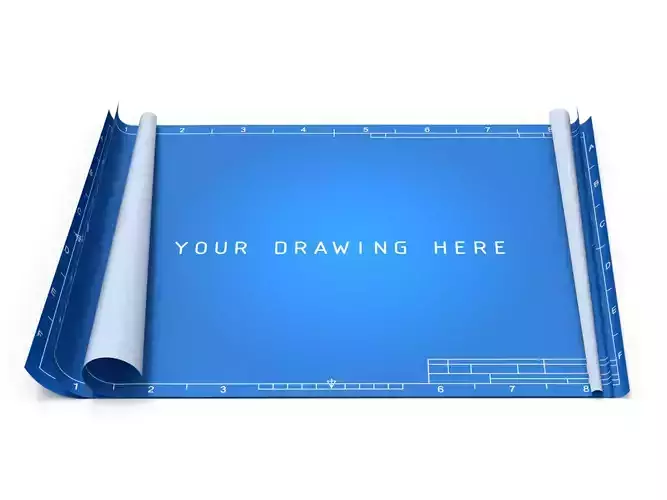 Empty Blueprint 3D model