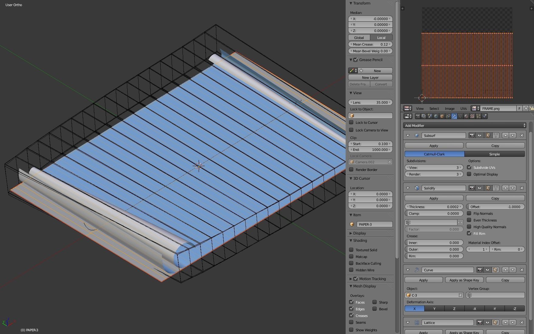 Empty Blueprint 3D model_11