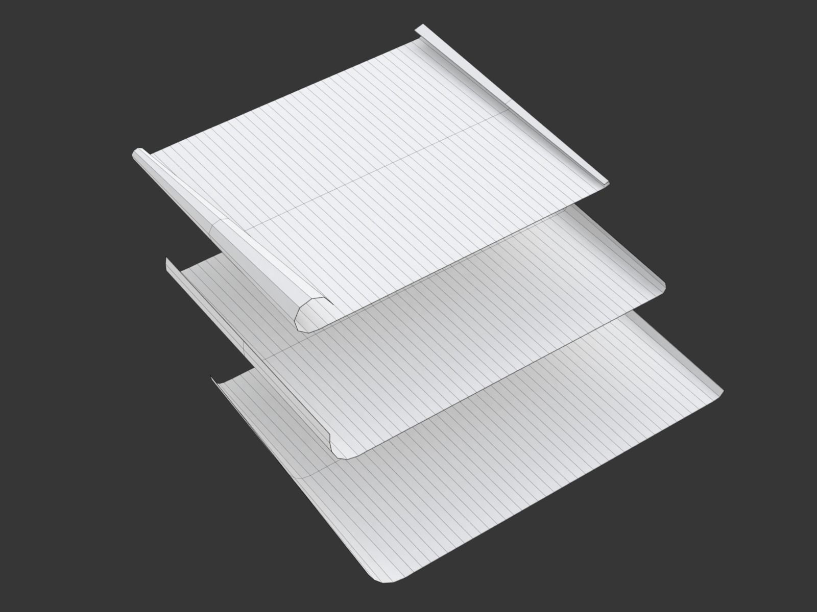 Empty Blueprint 3D model_13