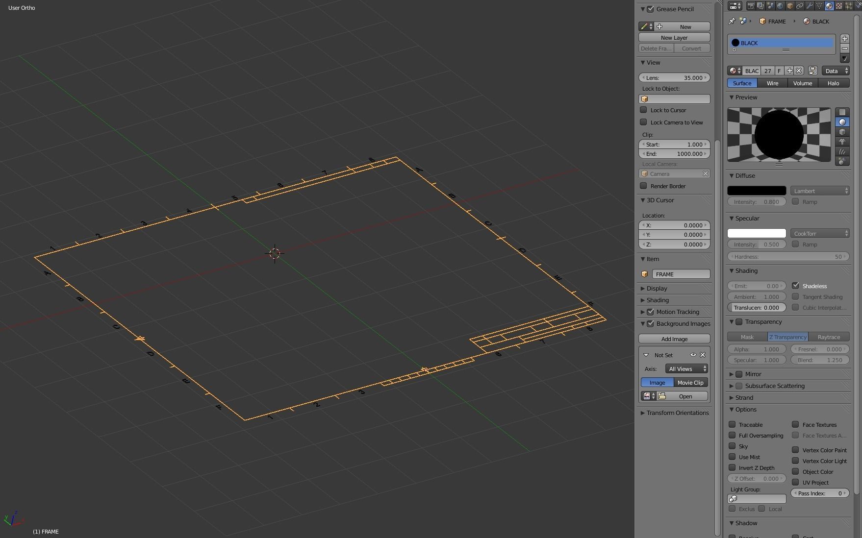 Empty Blueprint 3D model_10