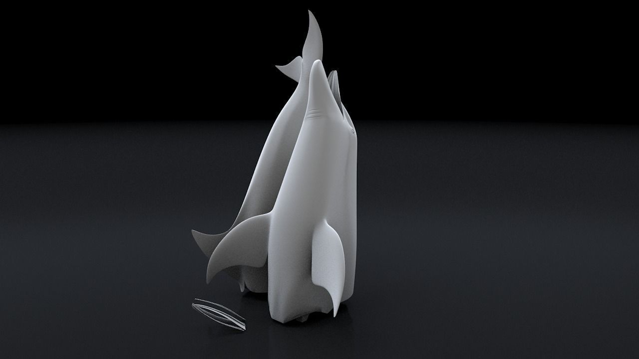 Bottlenose Dolphin 3D Printable Model 3D print model_20