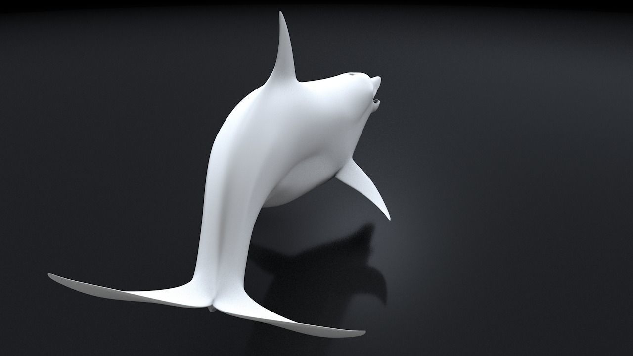 Bottlenose Dolphin 3D Printable Model 3D print model_12