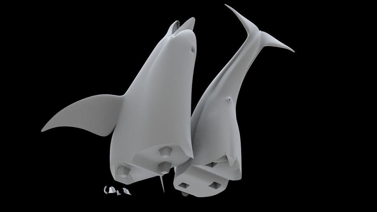 Bottlenose Dolphin 3D Printable Model 3D print model_19