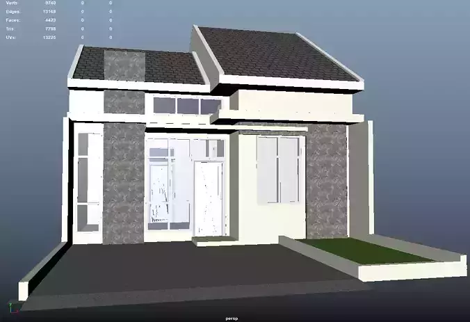 Typical Southeast Asian Residential House 06