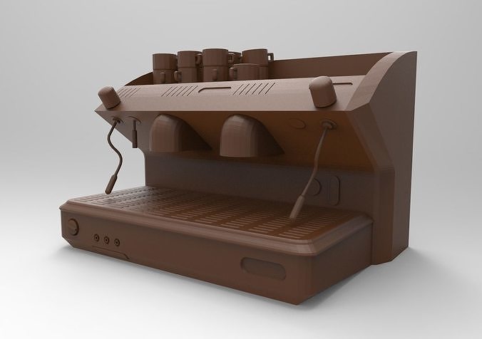 coffee machine 3D print model
