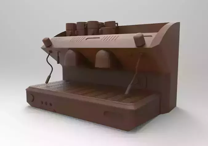 coffee machine 3D print model