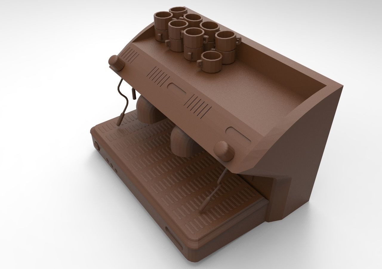 coffee machine 3D print model_6