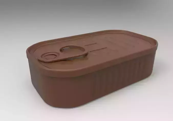 canned food 3D print model