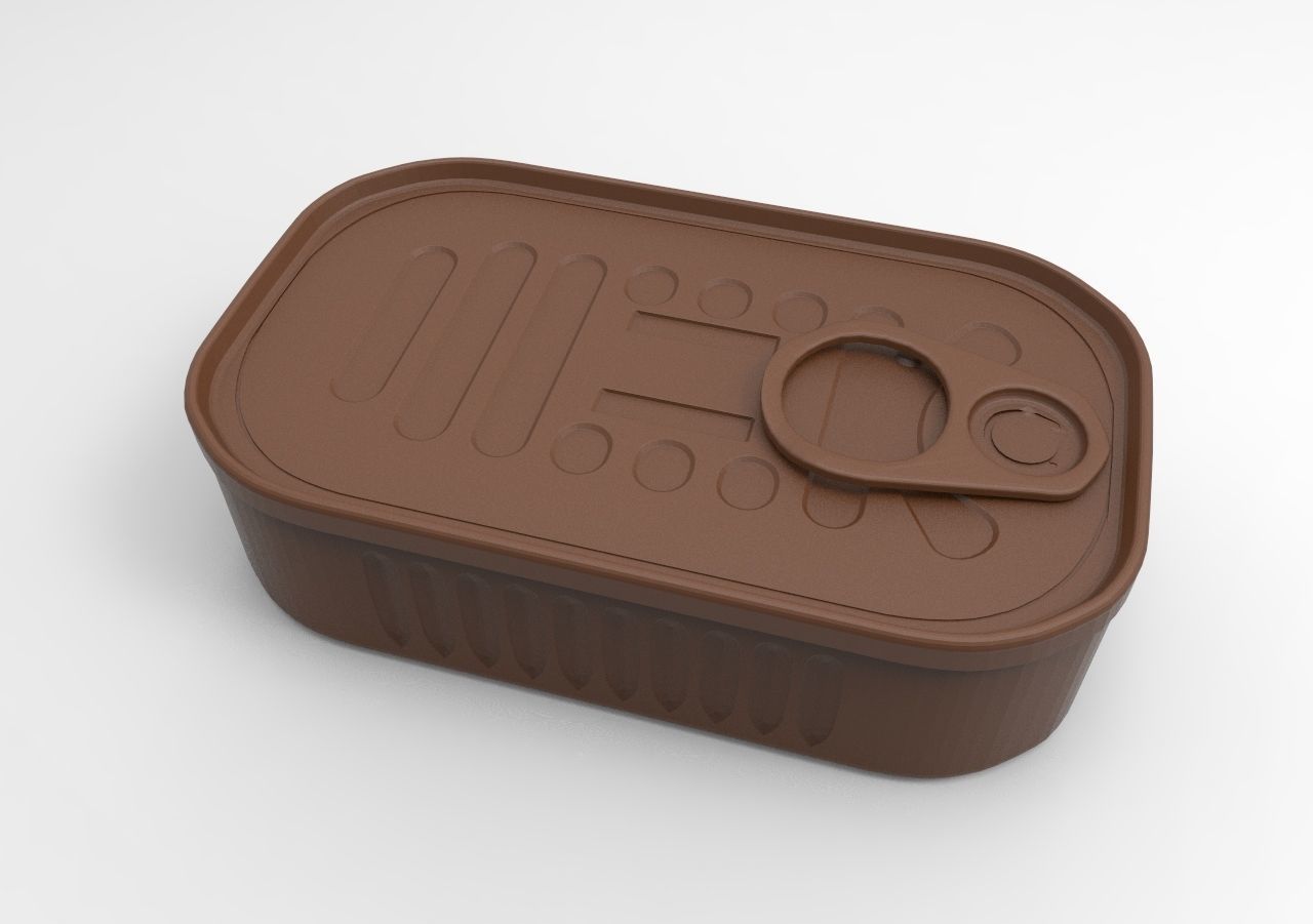 canned food 3D print model_2