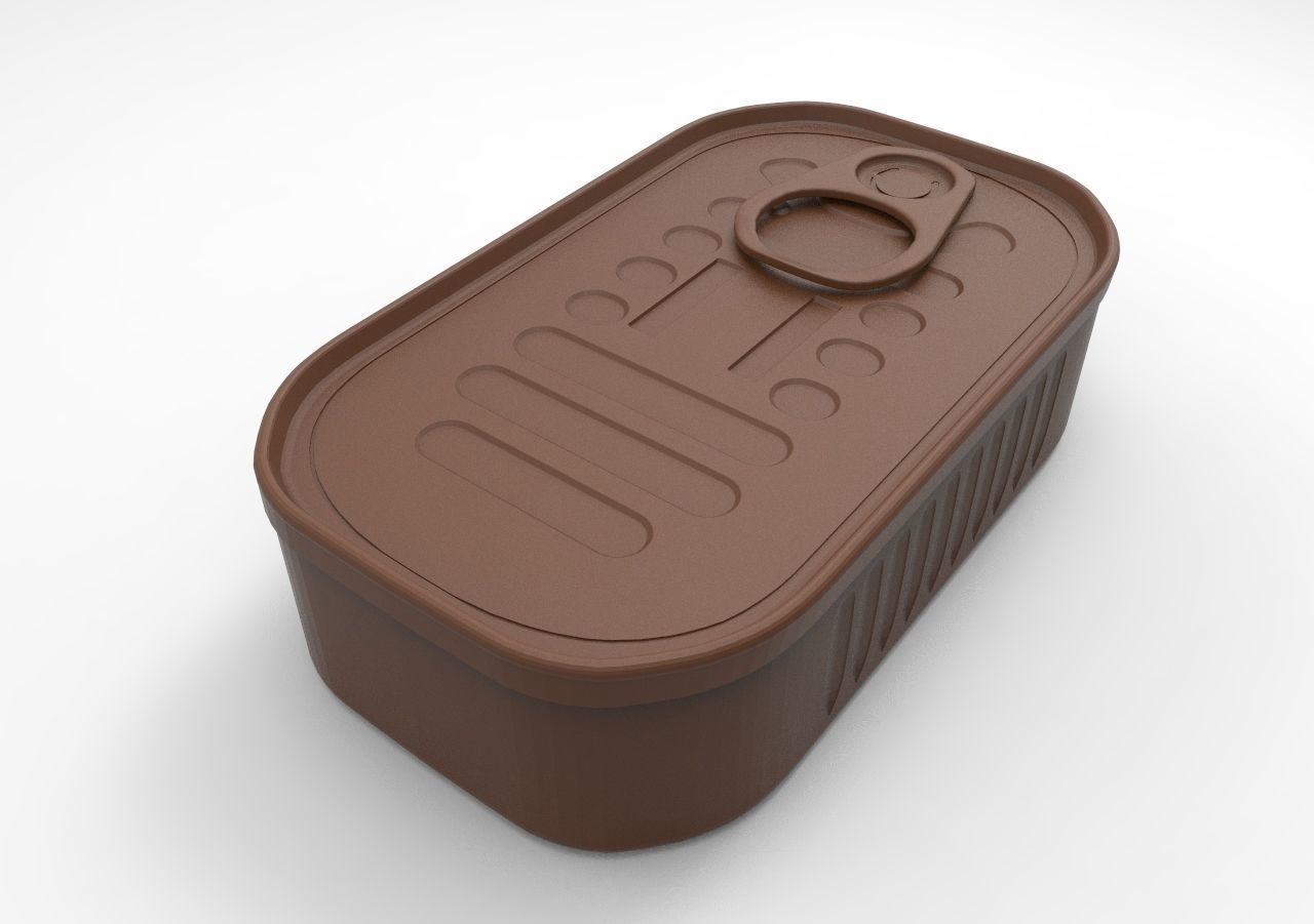 canned food 3D print model_3