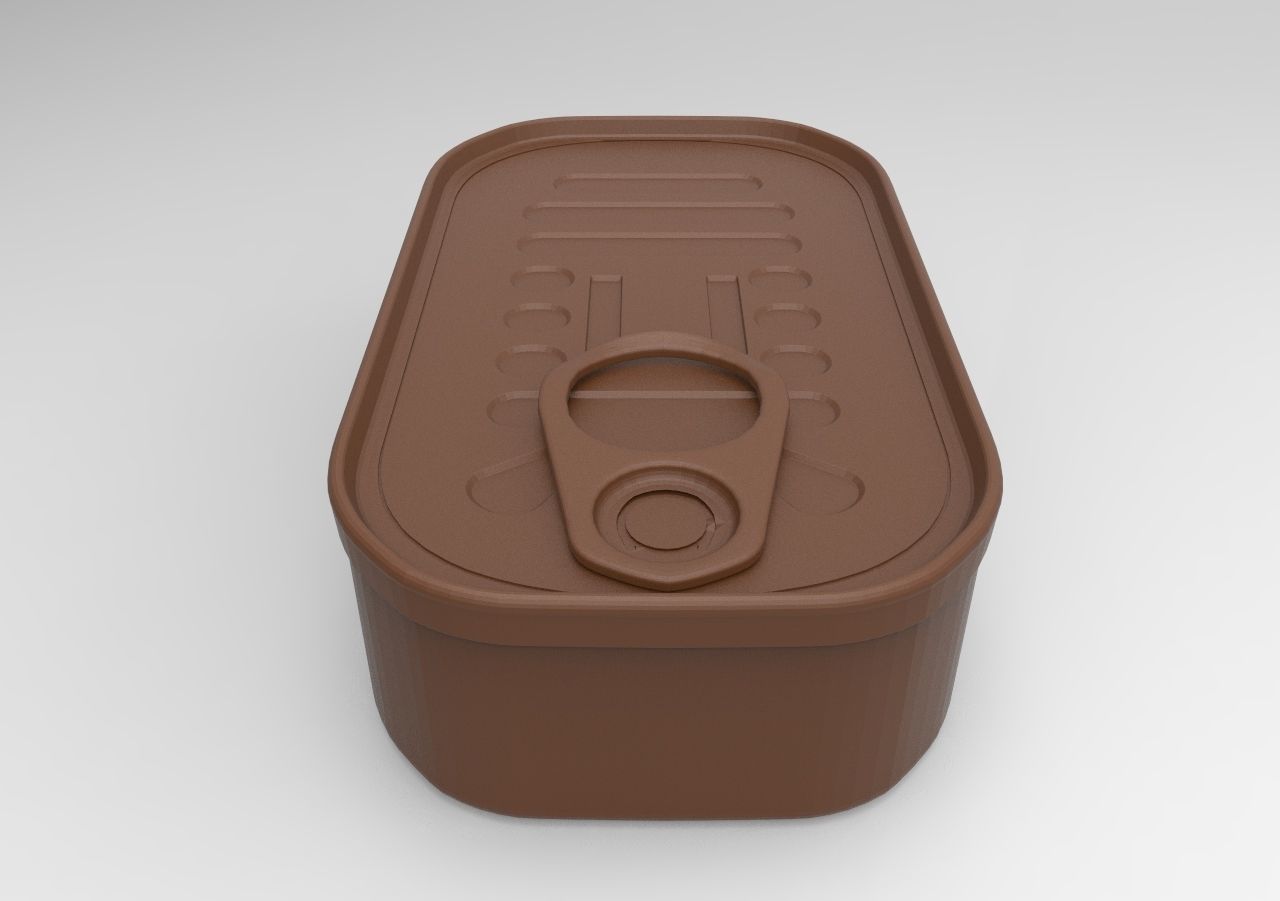 canned food 3D print model_1