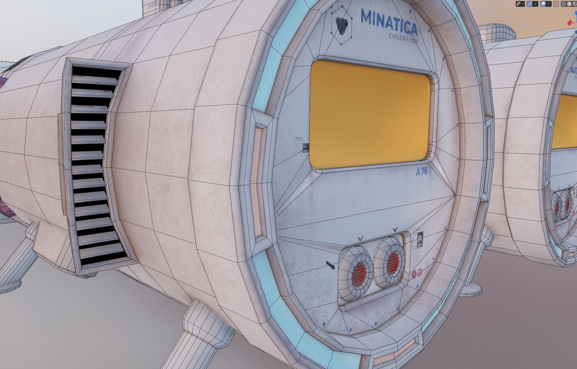 Space Mars Colony Scene 8K Textures and UnrealEngine Scene Low-poly 3D model_17