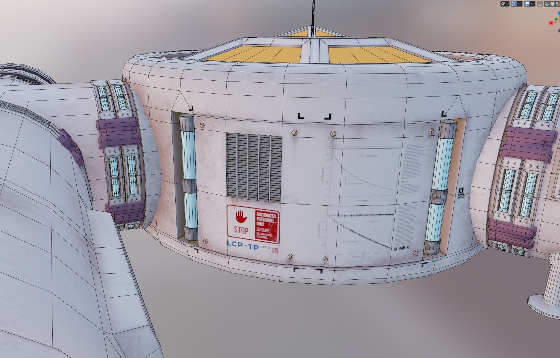 Space Mars Colony Scene 8K Textures and UnrealEngine Scene Low-poly 3D model_22