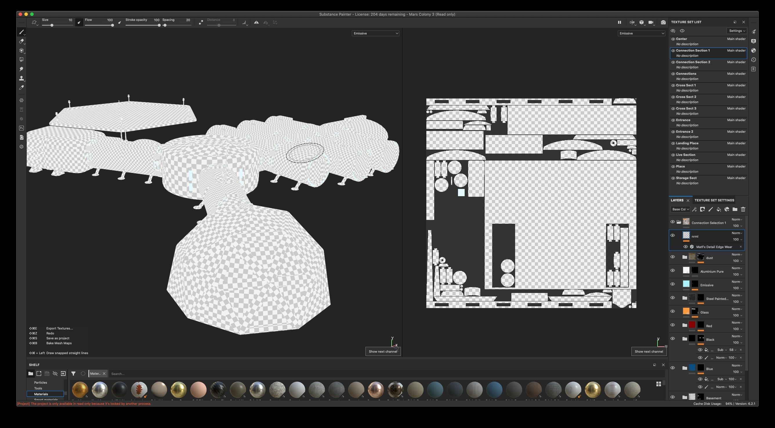 Space Mars Colony Scene 8K Textures and UnrealEngine Scene Low-poly 3D model_34