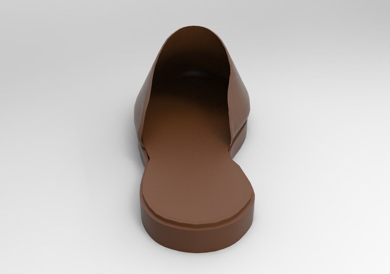 Mens Slipper 3D print model_4