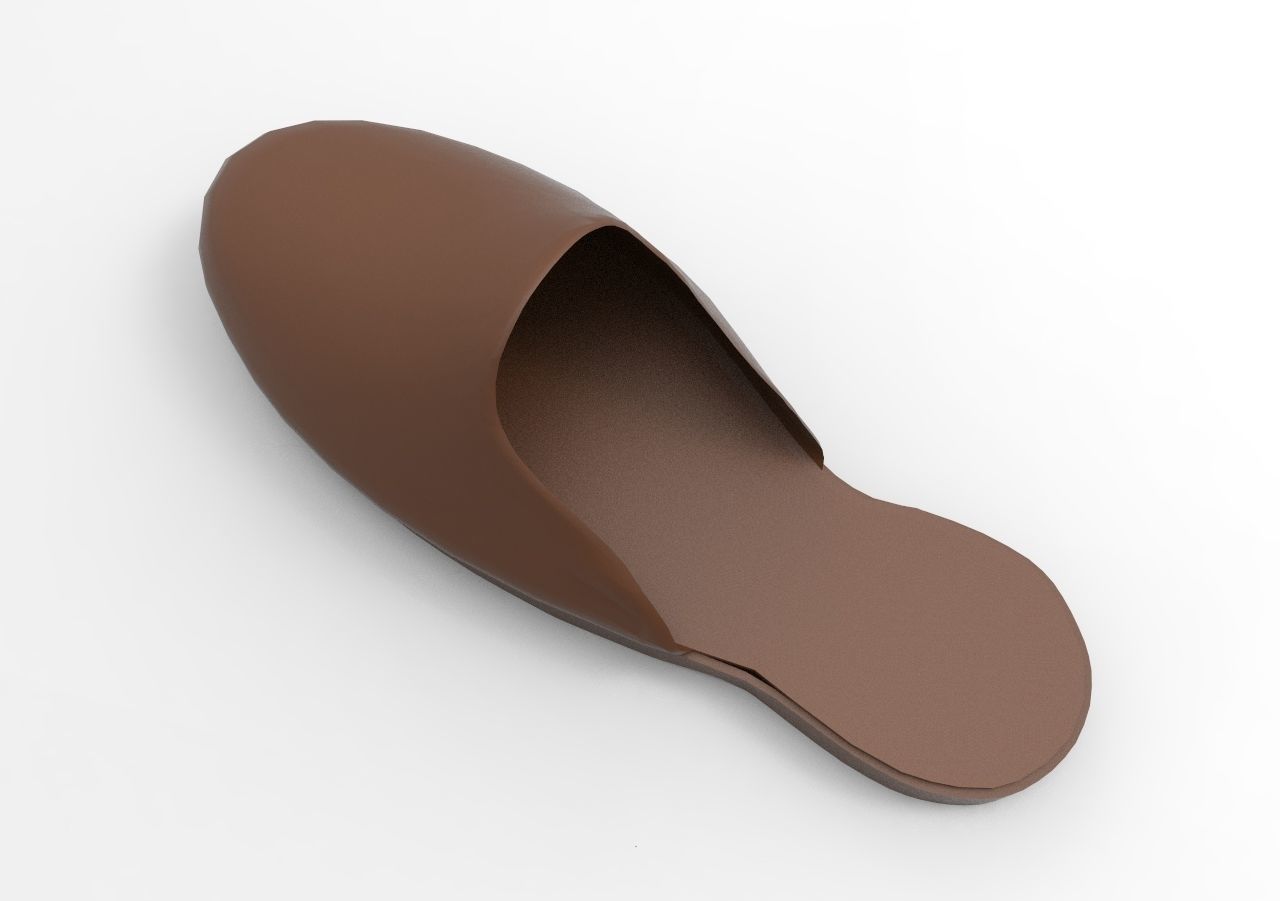 Mens Slipper 3D print model_5