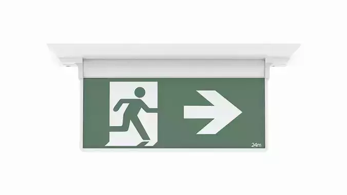 Exit Sign 3D model