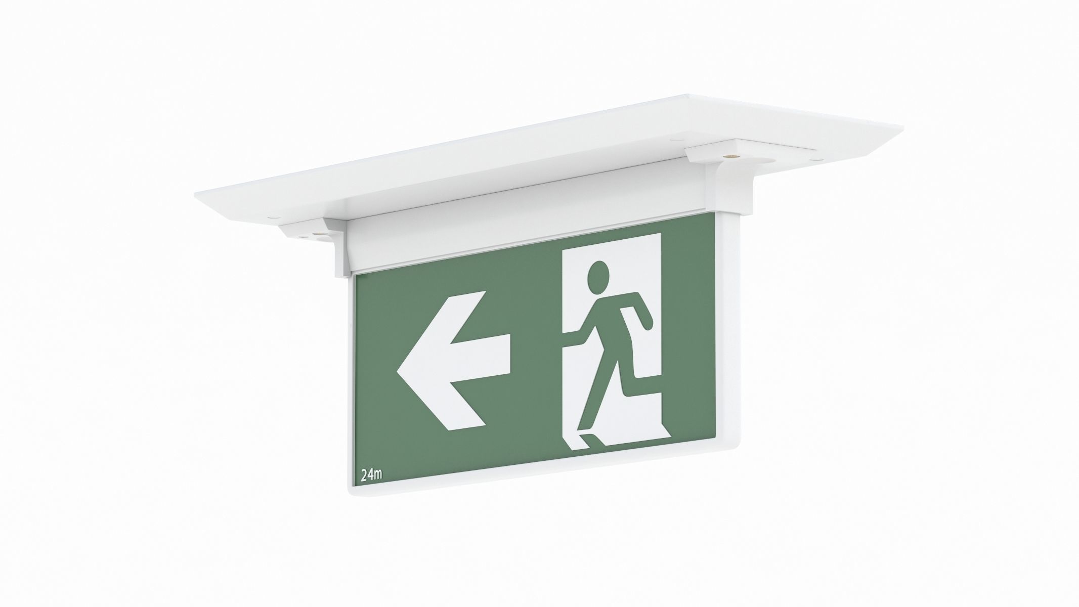 Exit Sign 3D model_2