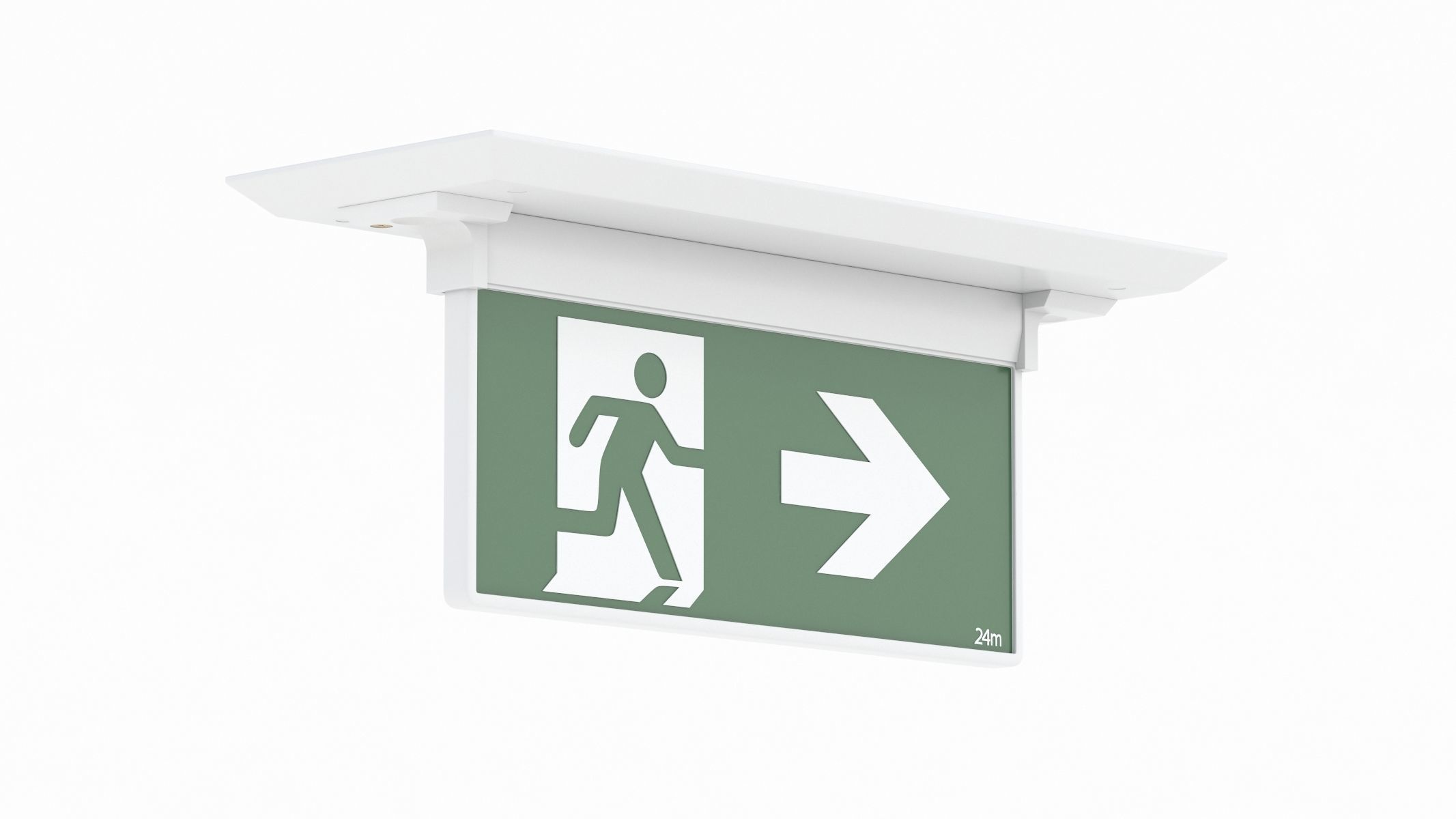 Exit Sign 3D model_1