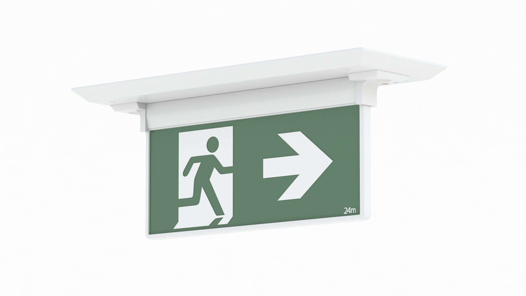 Exit Sign 3D model_4