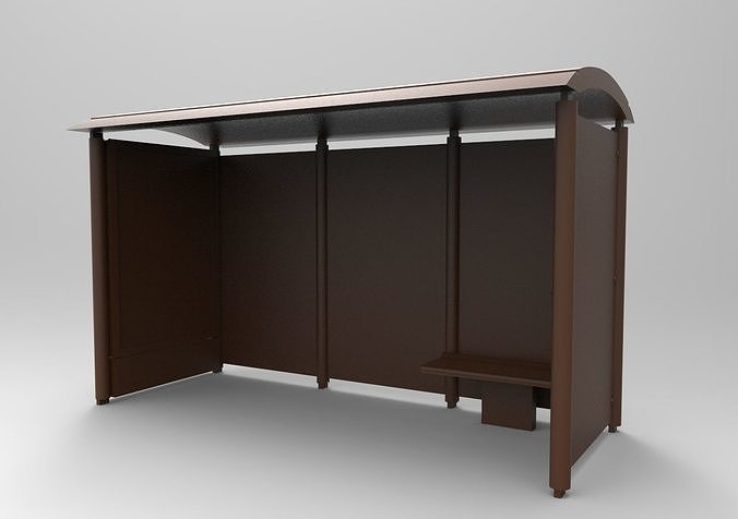 bus stop 3D print model