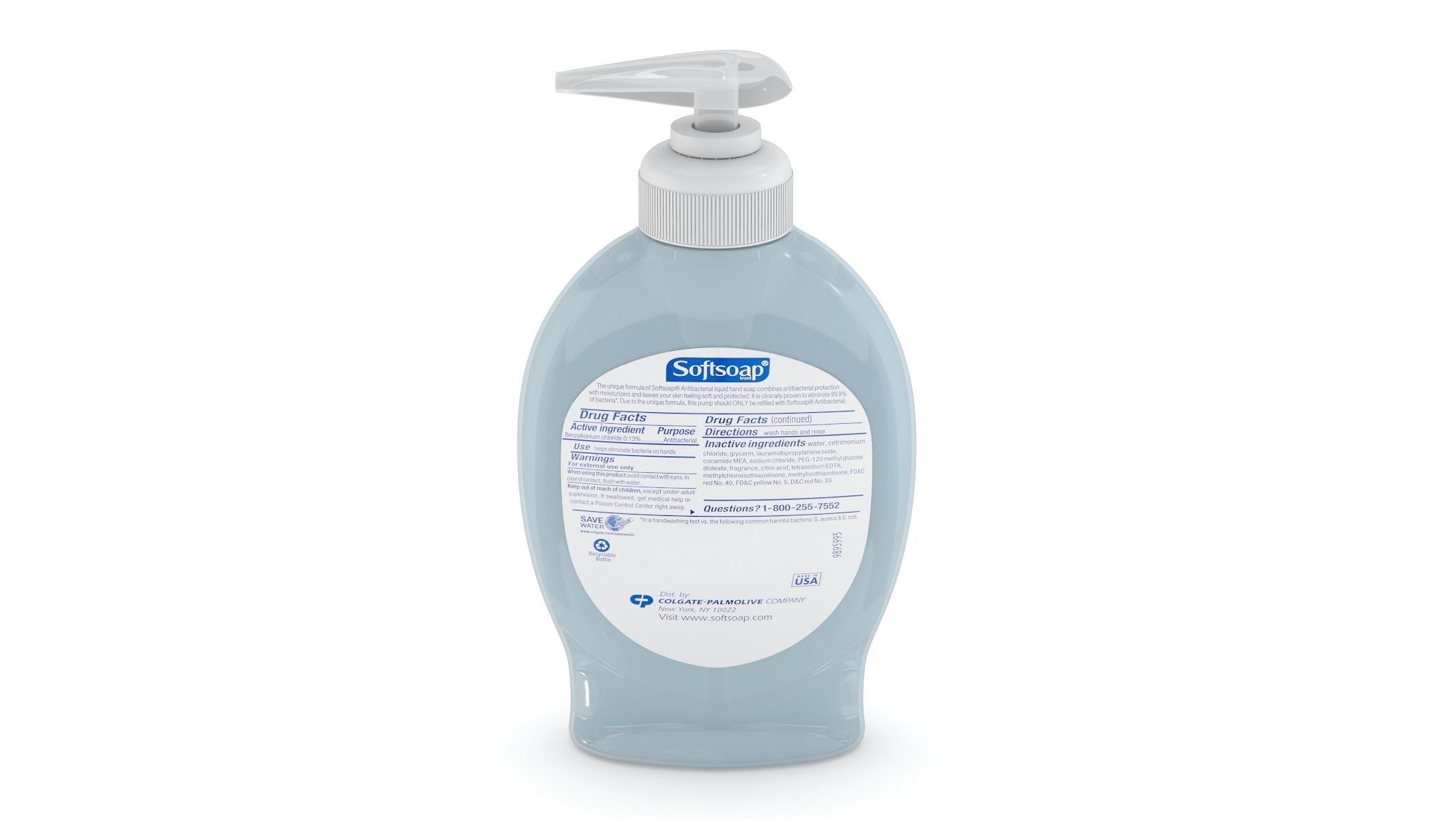 Softsoap Liquid Hand Soap 3D model_2