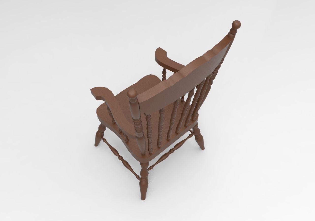 Chair 019 3D print model_5