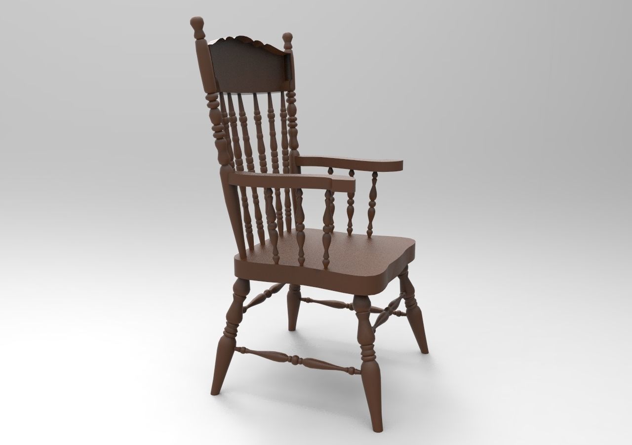 Chair 019 3D print model_2