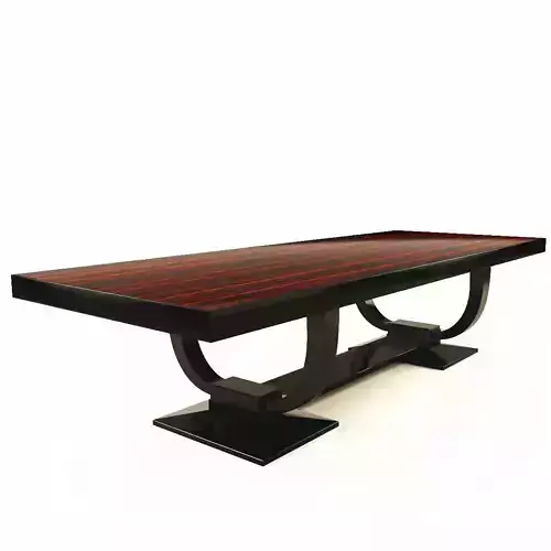 Large Art Deco Dining Table
