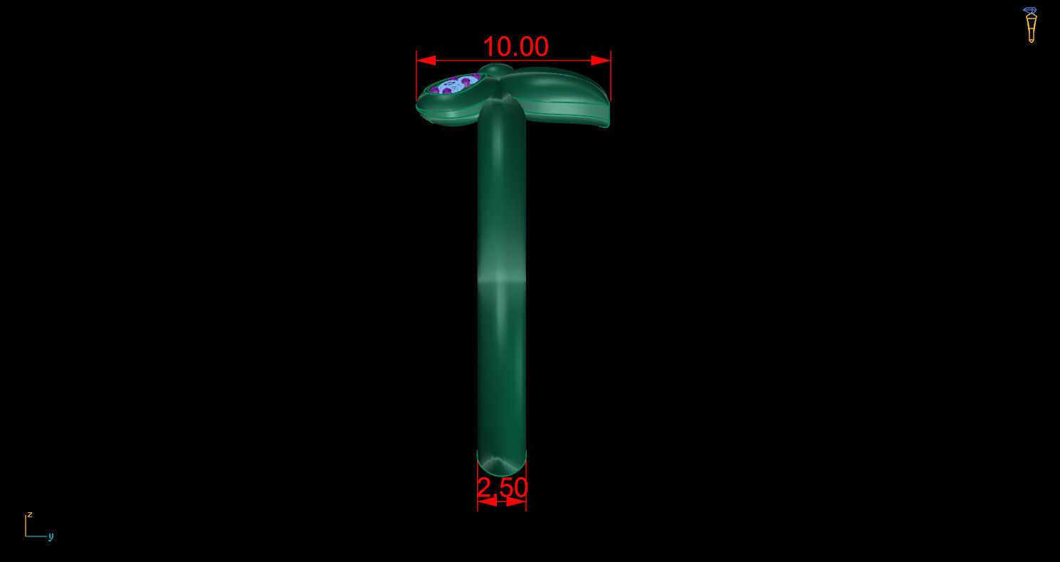 Ring 122 3D print model_9