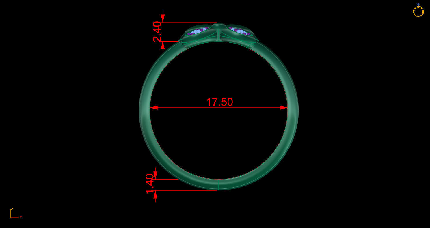 Ring 122 3D print model_7