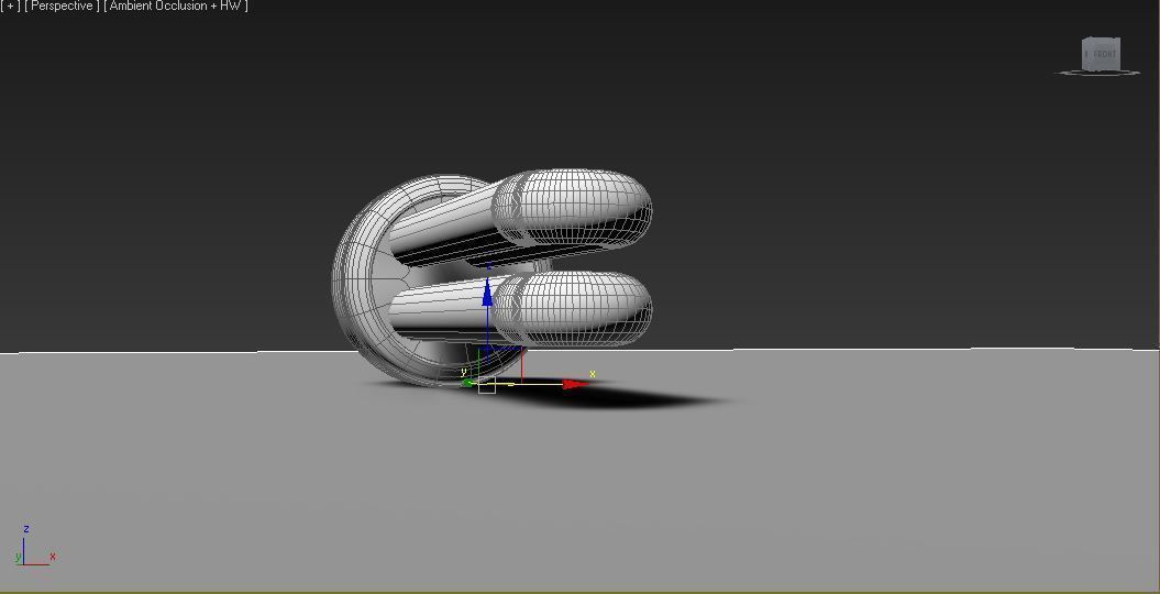 Compact Fluorescent CFL Bulb Style  3D mode  Low-poly 3D model_6