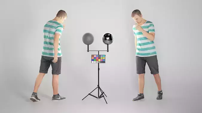 Handsome young man walking 117