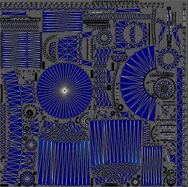 Angle Grinder  Makita Clean Low-poly 3D model_12