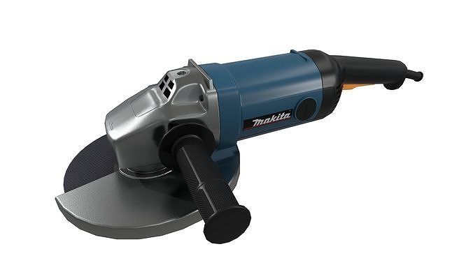 Angle Grinder  Makita Clean Low-poly 3D model