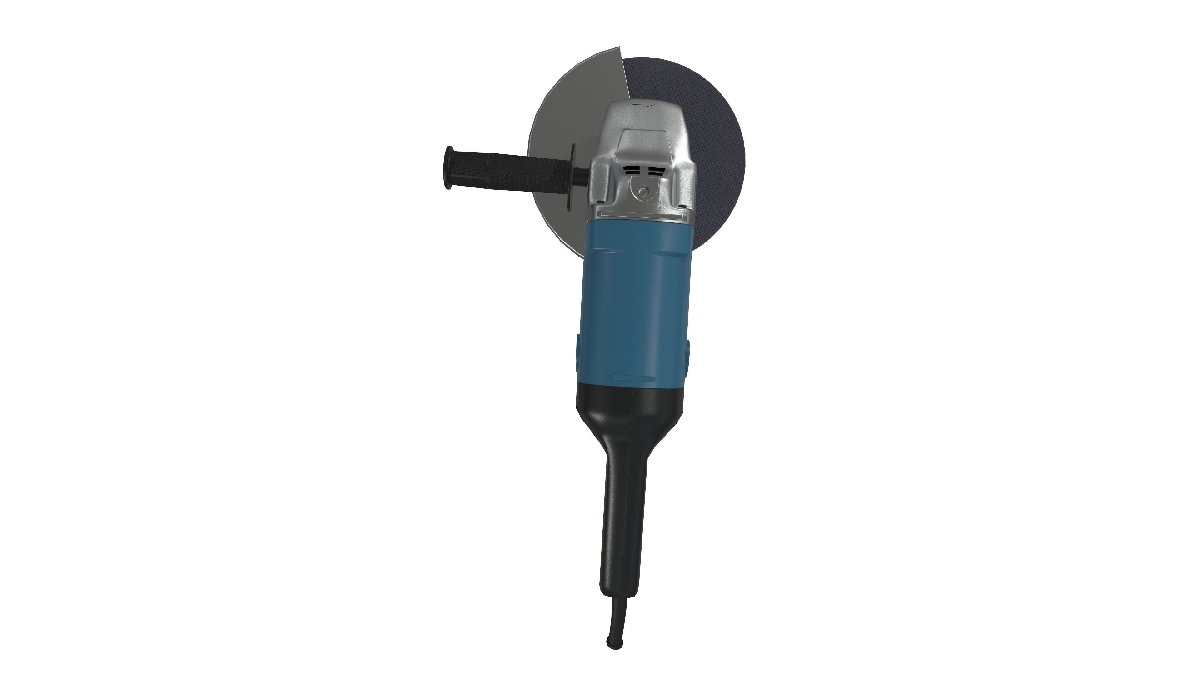 Angle Grinder  Makita Clean Low-poly 3D model_3