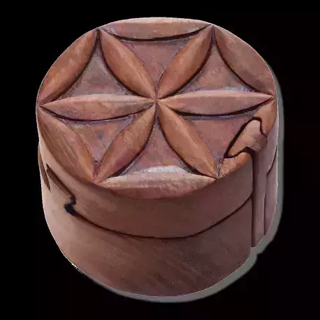 Gift Box Wooden with 5 different covers