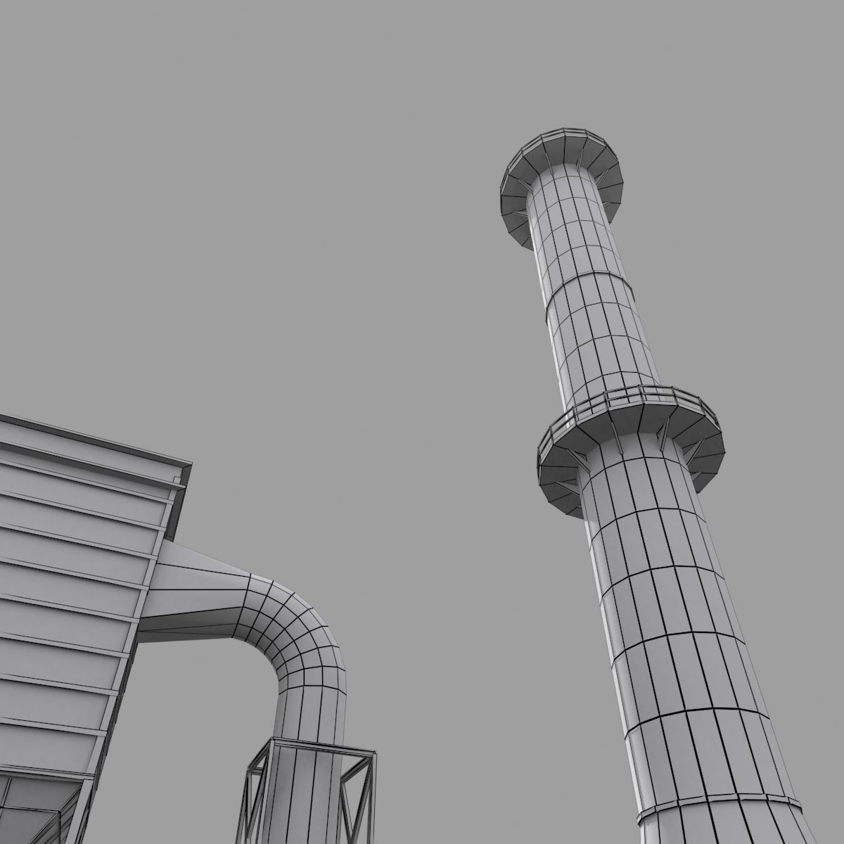 Deduster system 3D model | CGTrader