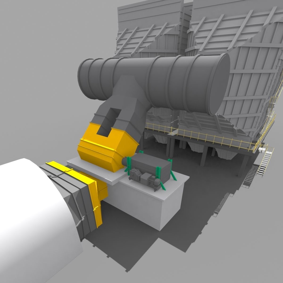 Electrostatic Precipitation ESP 3D model_3