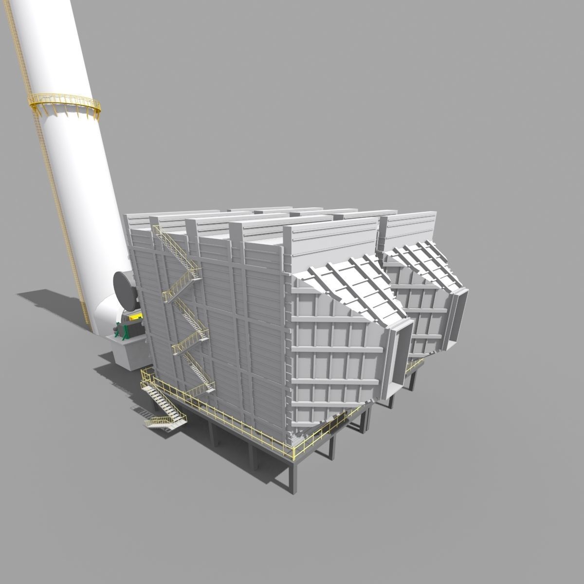Electrostatic Precipitation ESP 3D model_2