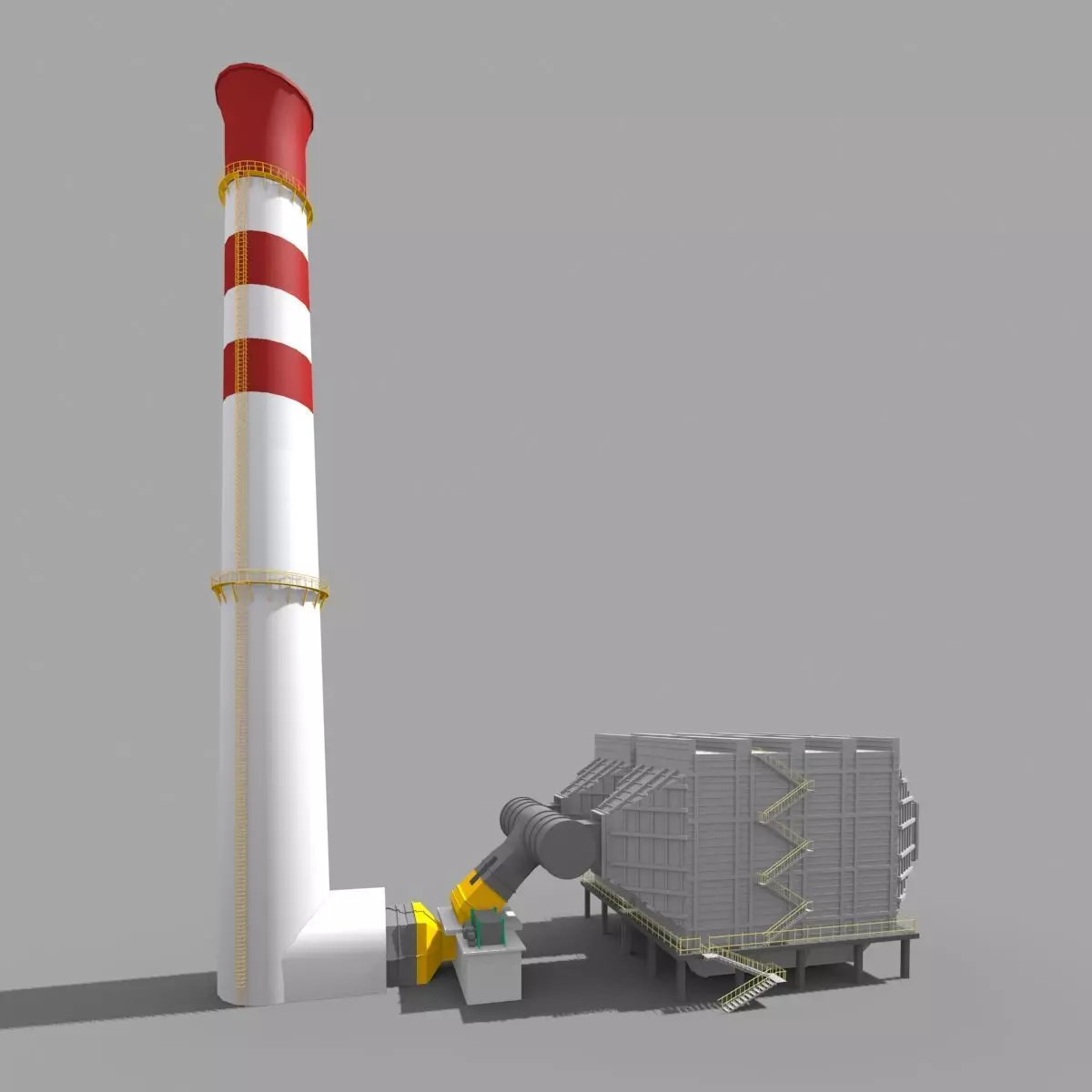 Electrostatic Precipitation ESP 3D model_0