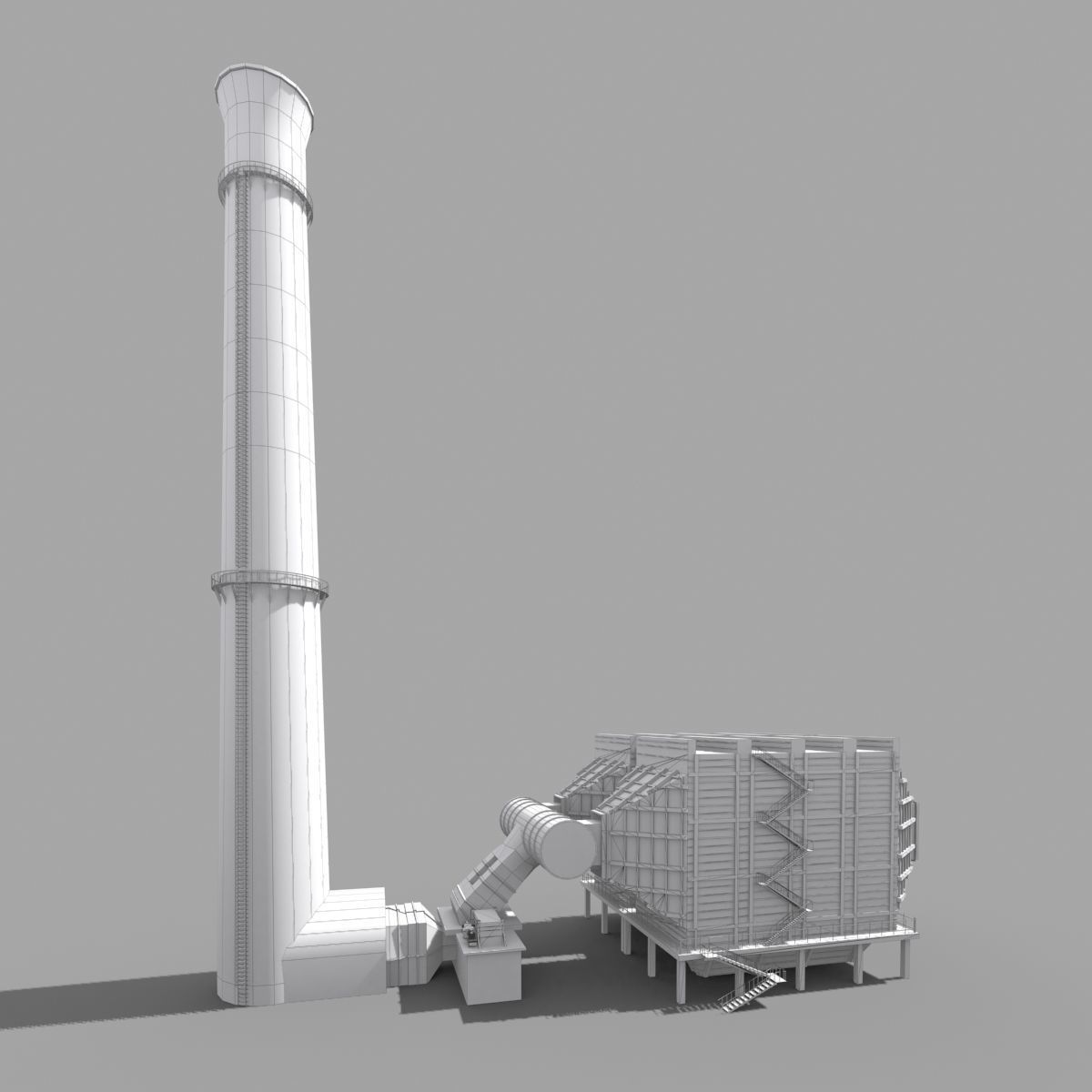 Electrostatic Precipitation ESP 3D model_7