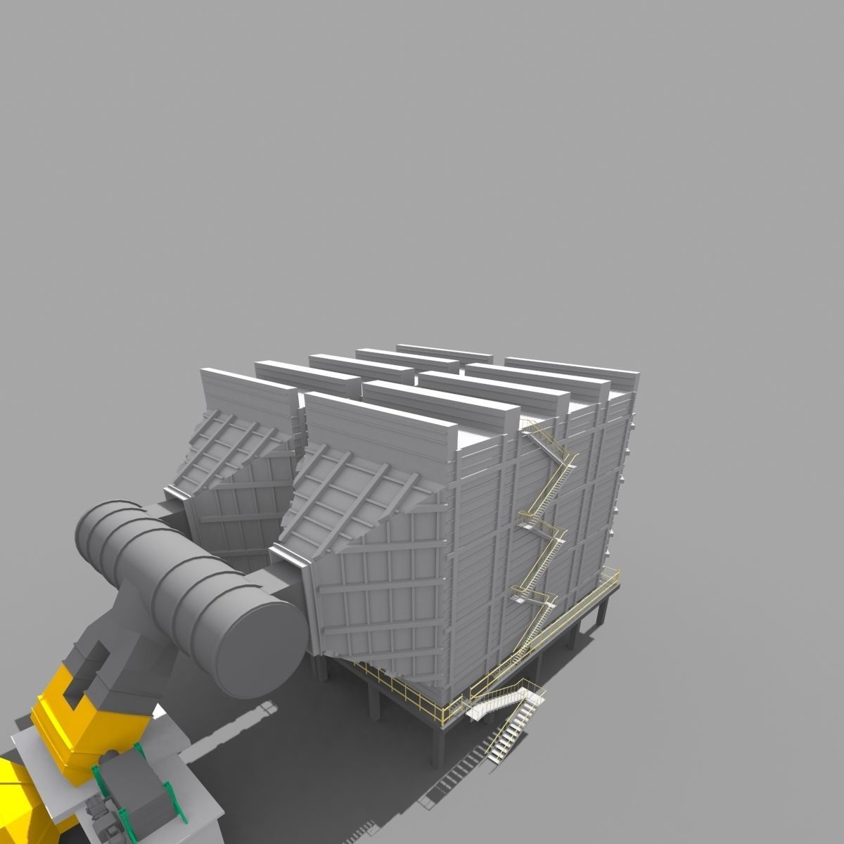 Electrostatic Precipitation ESP 3D model_1