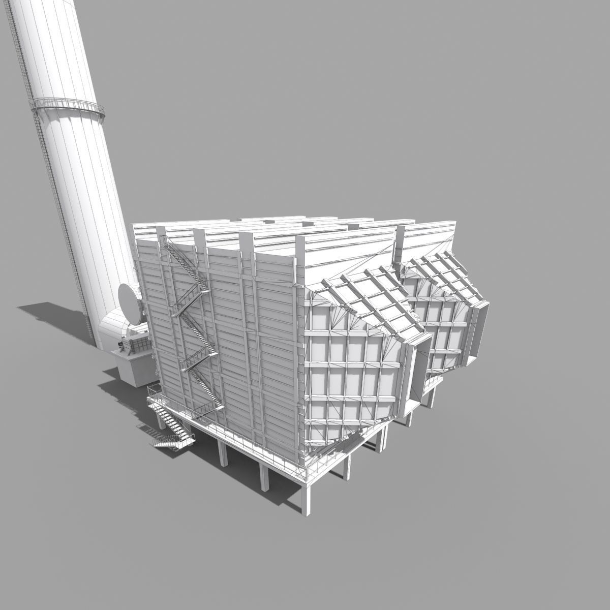 Electrostatic Precipitation ESP 3D model_9