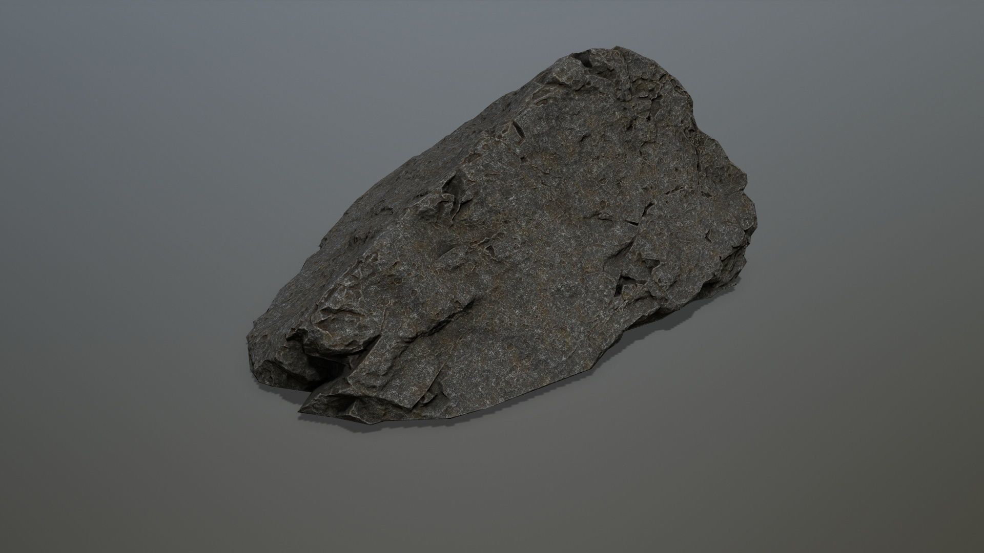cliff rock set 4 Low-poly 3D model_18