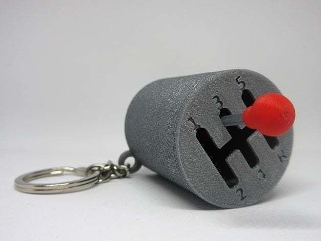 Gearshift  Keyring - 3D Printing  Model 3D print model