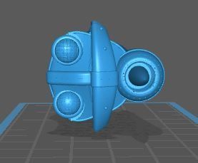 Retro Space Car - 01 3D print model_3