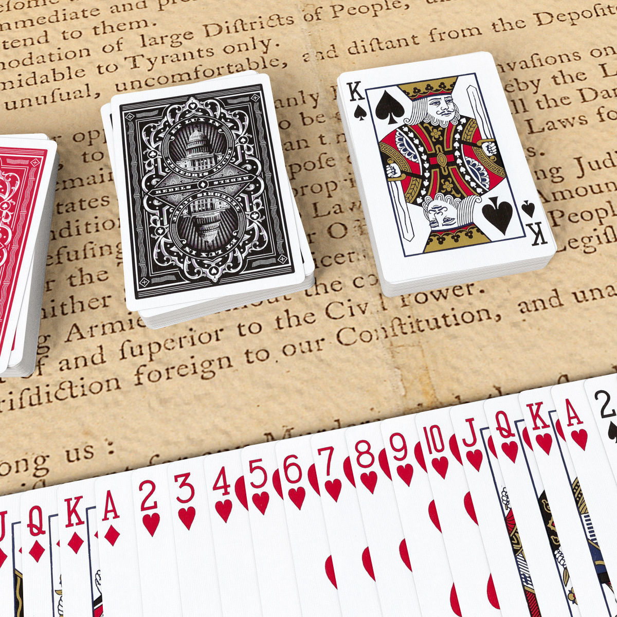 Playing Cards REBELS - Poker Card Set 6 - single textures Low-poly 3D model_3