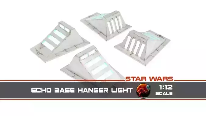 Star Wars Echo Base Hangar light - 1-12 scale Blackseries  3D print model