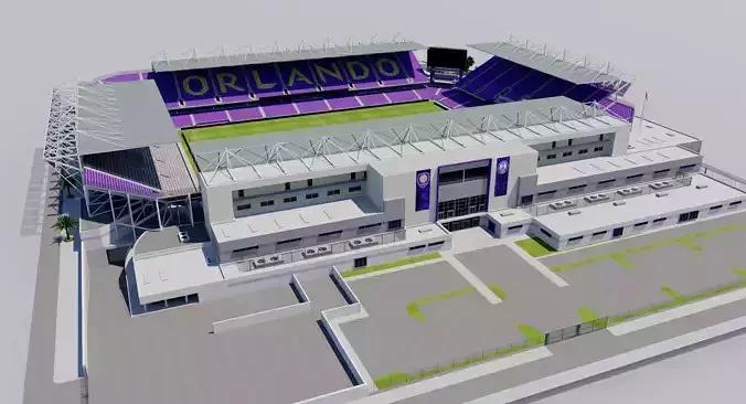 Orlando City Stadium -  InterandCo Stadium - Orlando  USA 3D model